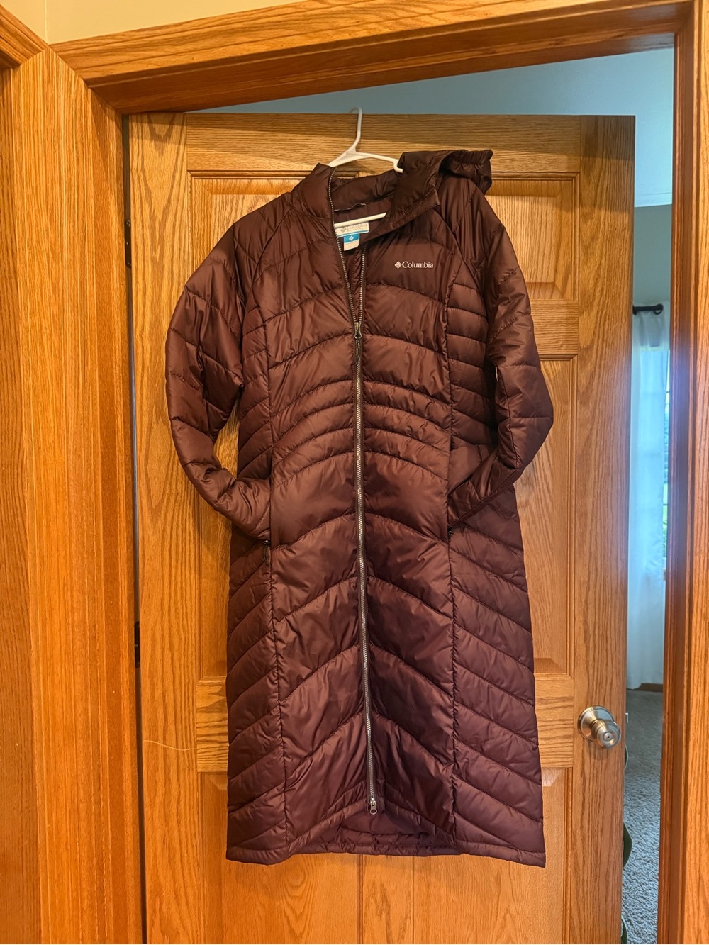 Columbia Women's Karis Gale Full Length Parka - Burgundy